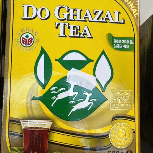 چای سیاه ممتاز خارجی دوغزال 500 گرم