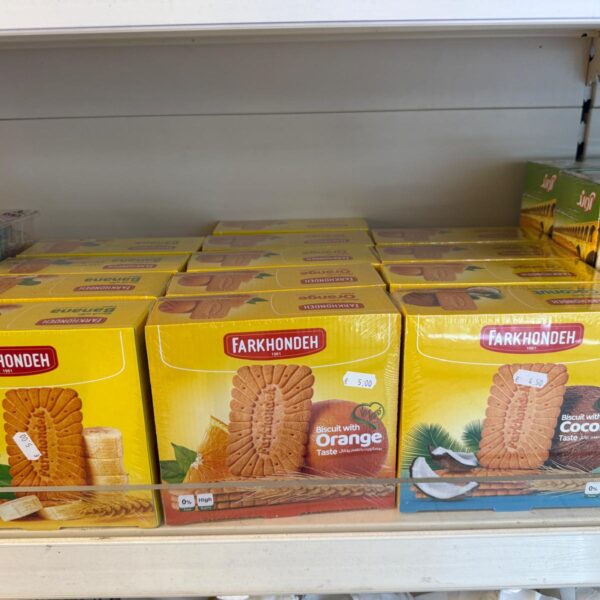 بیسکویت پذیرایی فرخنده با طعم نارگیل