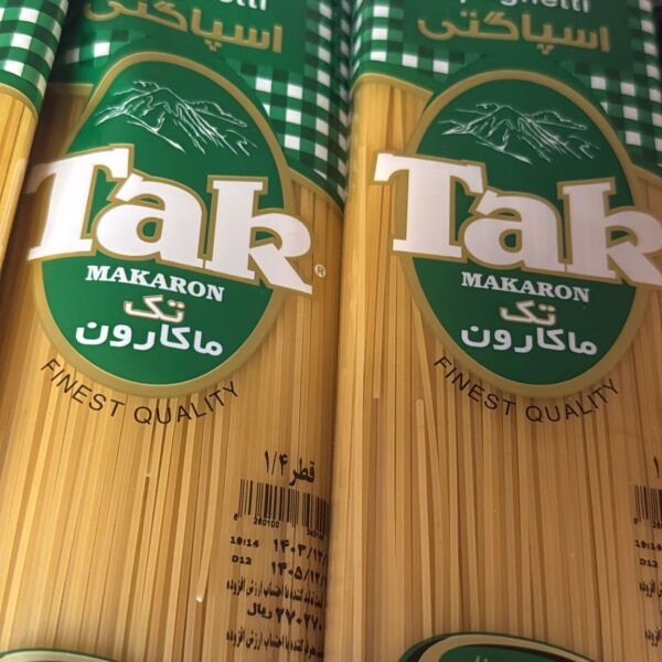 اسپاگتی قطر 1 4 تک ماکارون مقدار 700 گرمی